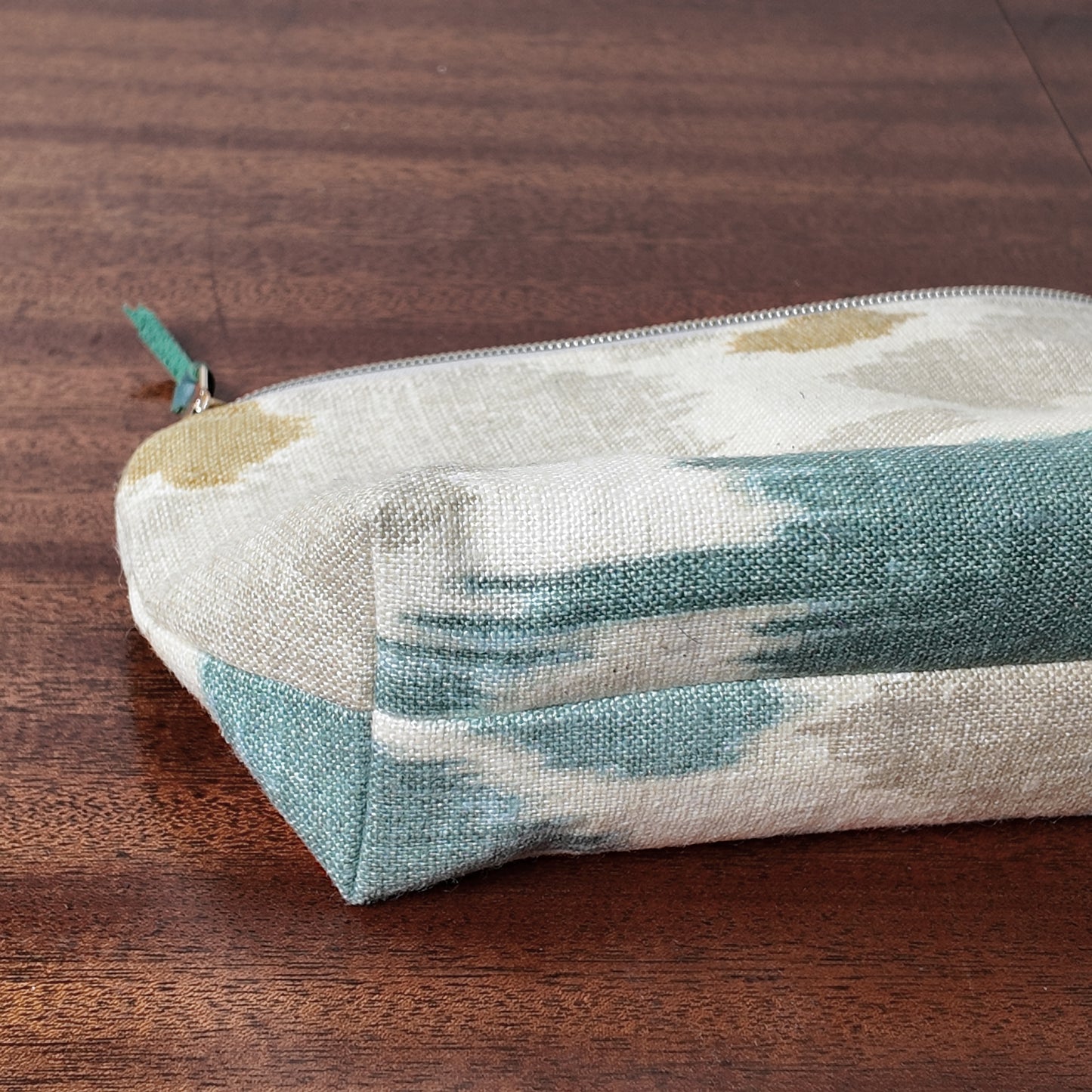 Beachy Zip Pouch - Upcycled Fabrics
