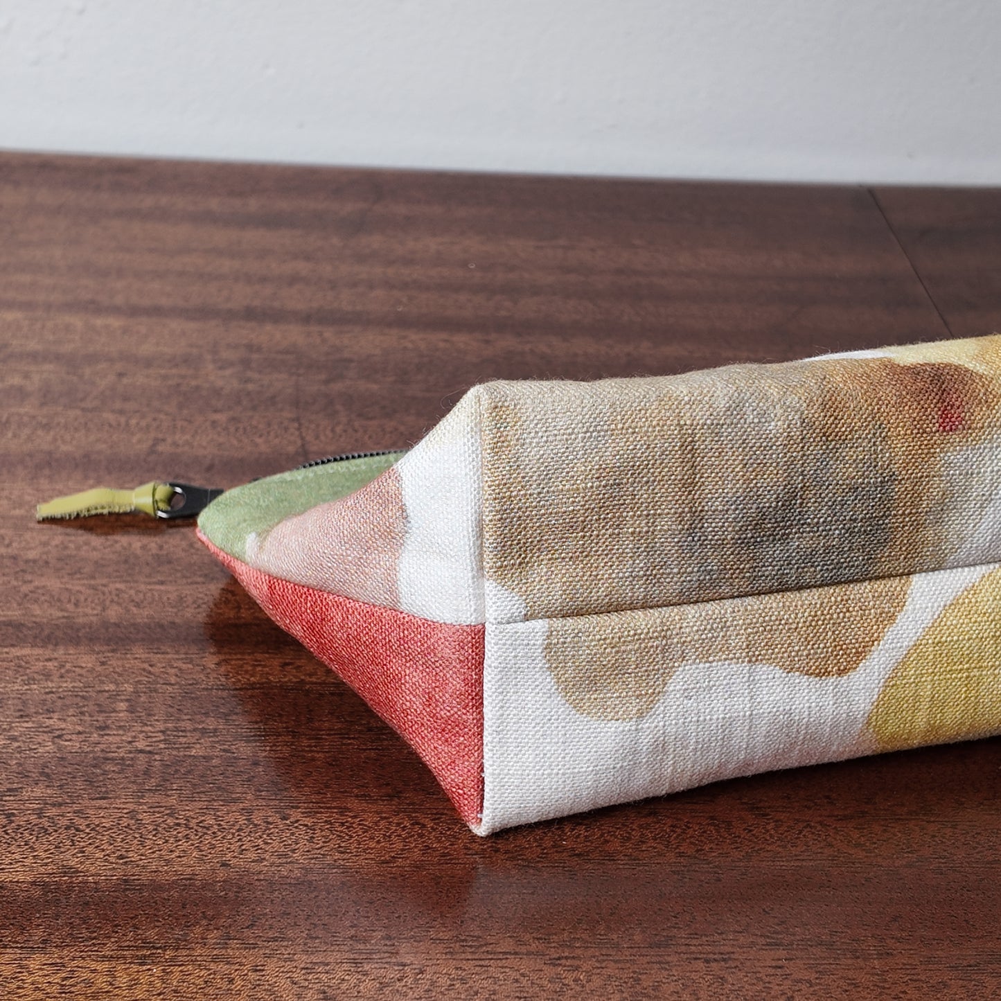 Watercolor Spots Pouch - Upcycled - OOAK