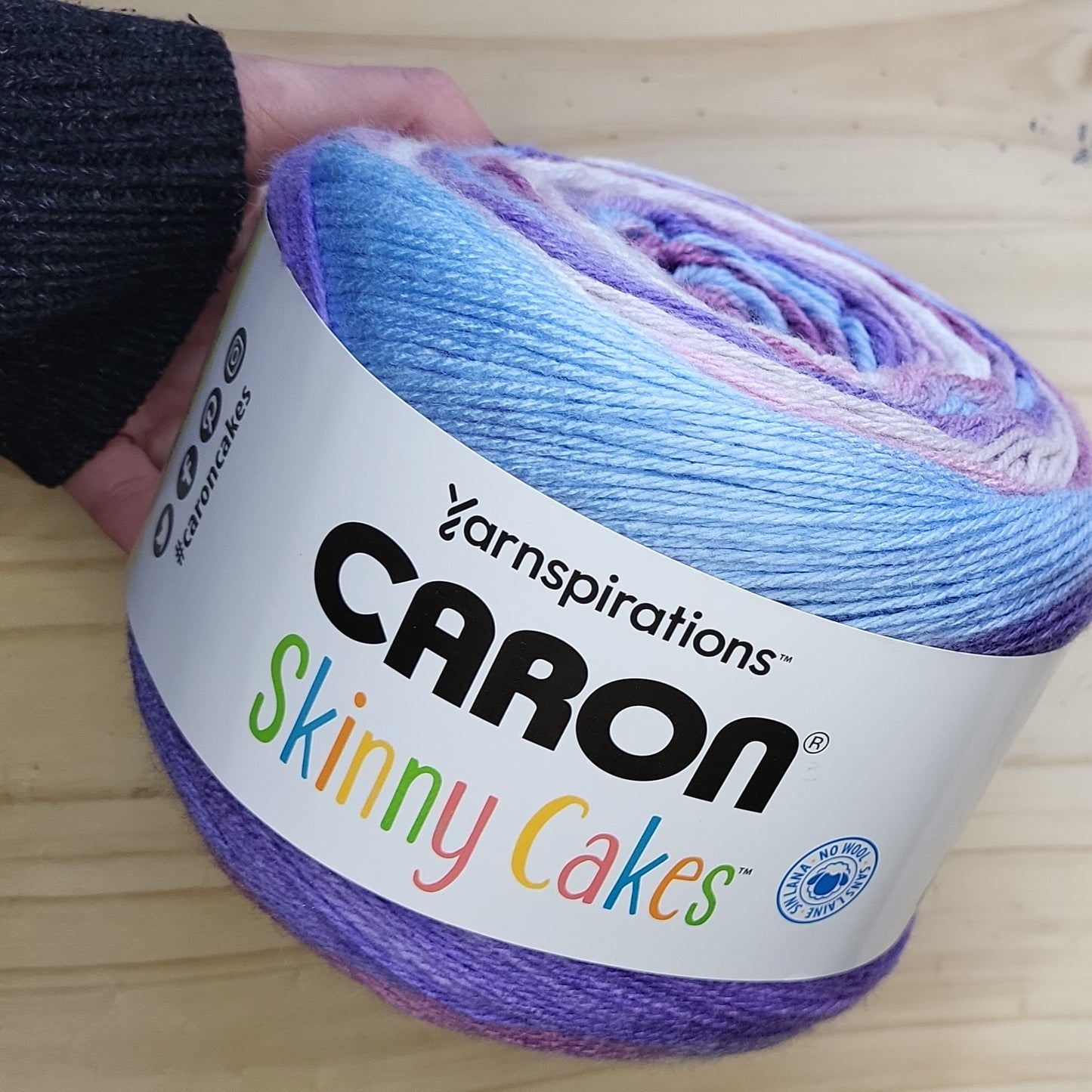 Caron Skinny Cakes Scarf ❖ Loom Woven