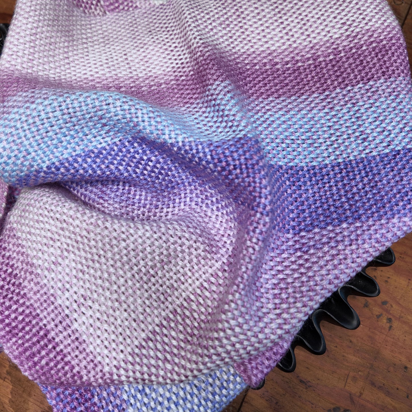 Caron Skinny Cakes Scarf ❖ Loom Woven