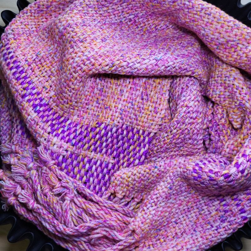 Big Twist Party Handwoven Scarf ❖ OOAK