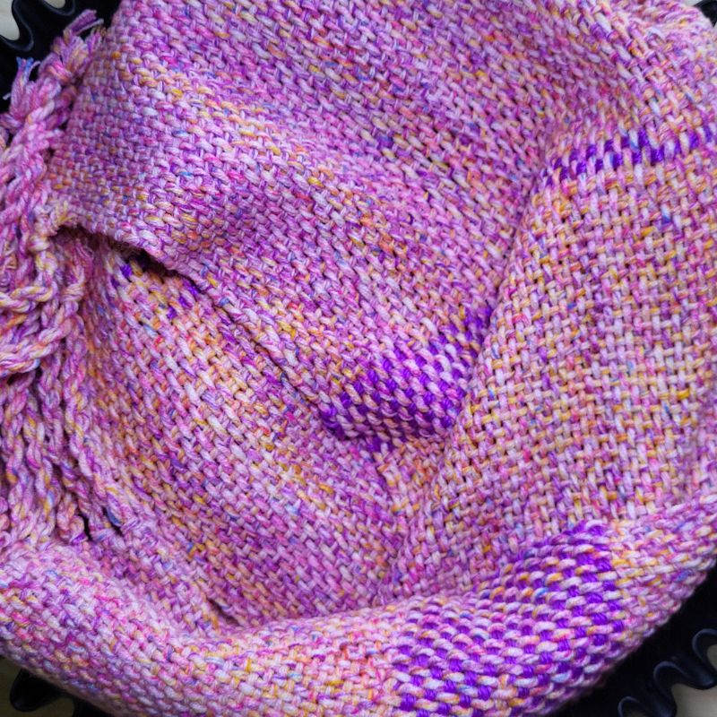 Big Twist Party Handwoven Scarf ❖ OOAK