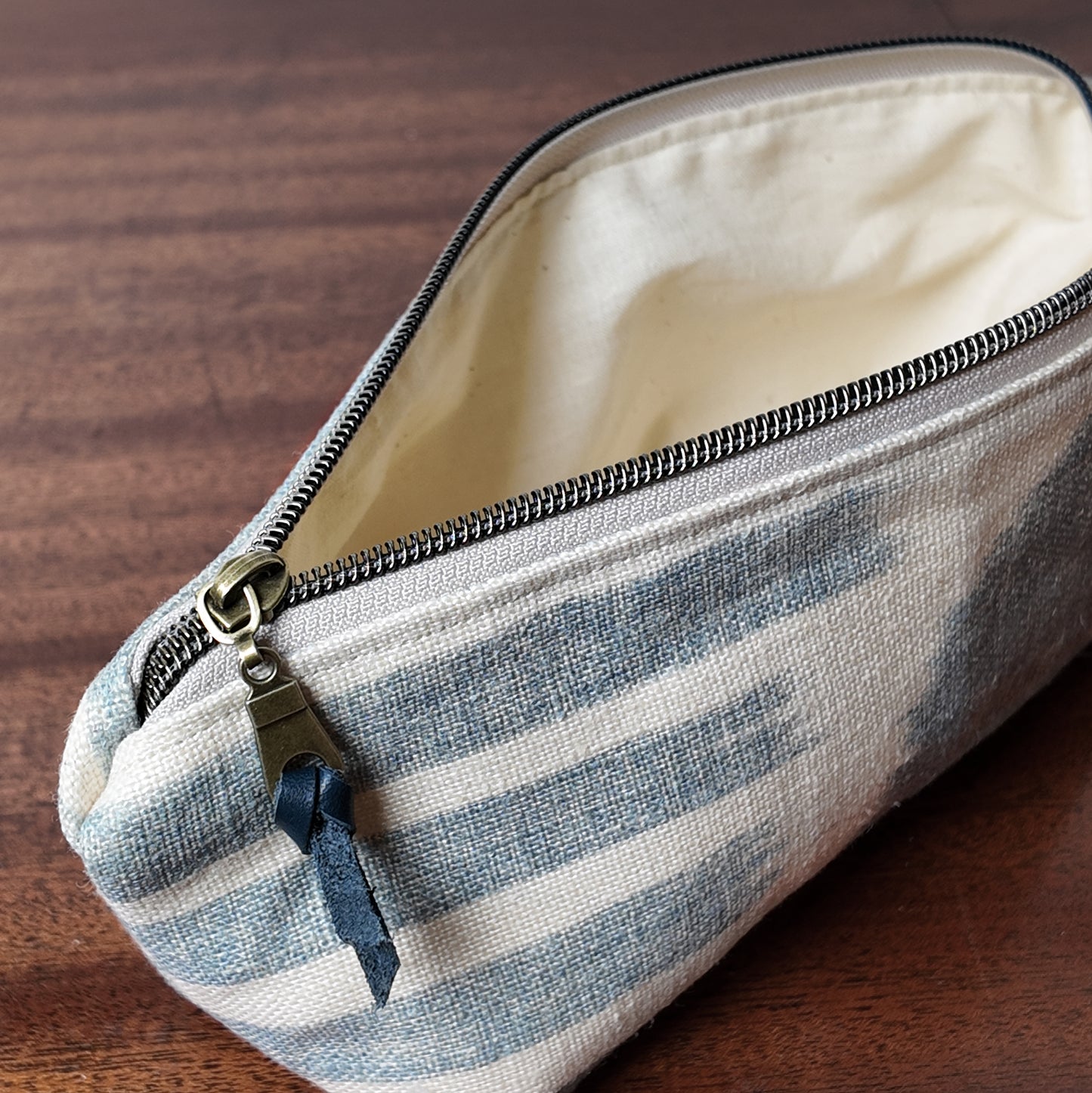 Rough Geo Pouch - Upcycled - OOAK